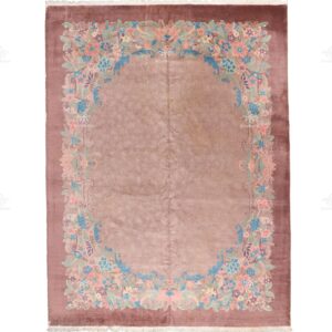 China Pican rug pink background