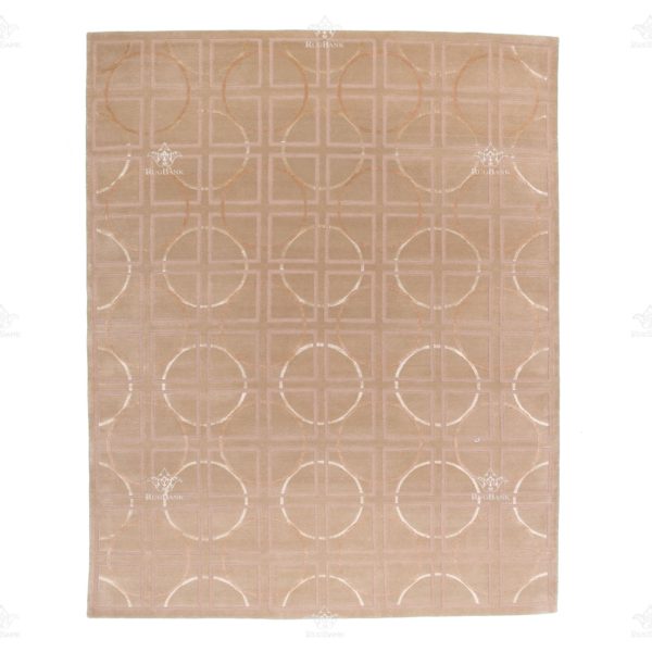 Nepal tone-on-tone handmade rug