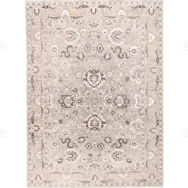 White modern rug Los Angeles