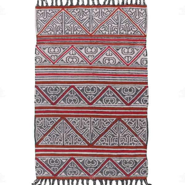 Triangular design rug