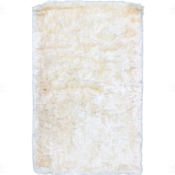 Modern minimal rug white ivory